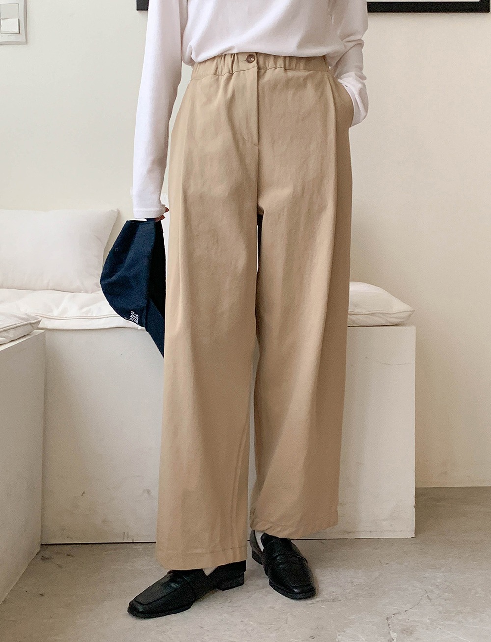Miracle Cotton Wide Pants