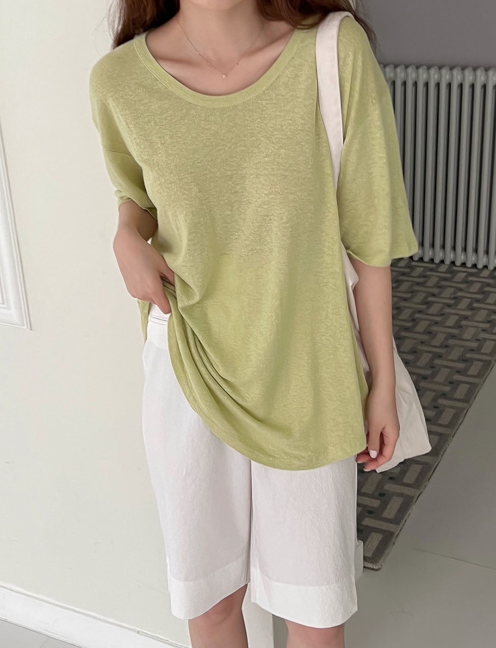 Lizzy Linen Short Sleeve T-shirt