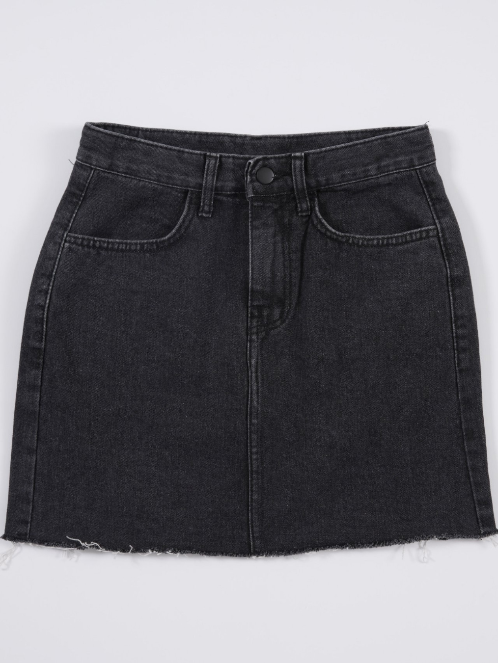 mini skirt charcoal color image-S1L5