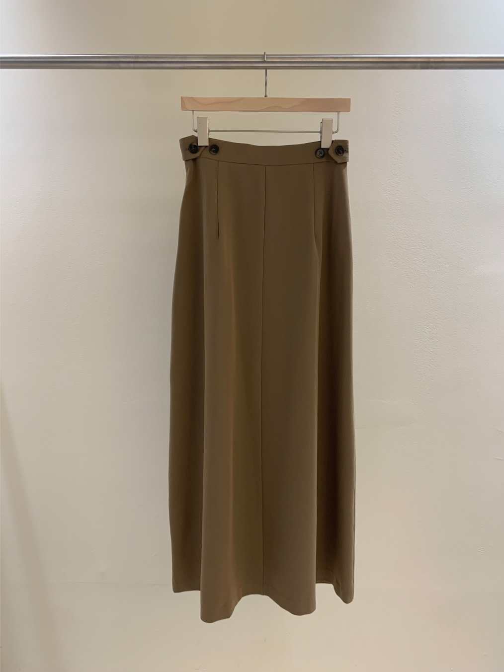 long skirt camel color image-S3L2